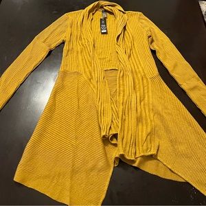 NWT Mustard color long sweater